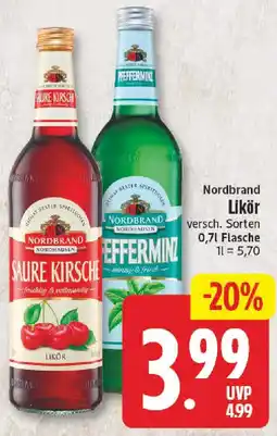 NP Discount Nordbrand Likör Angebot