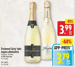 NP Discount Freixenet Carta oder Legero alkoholfrei Angebot
