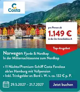 Aldi Süd Norwegen Fjorde & Nordkap Angebot