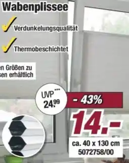 Poco Wabenplissee Angebot