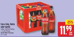 nah & gut Coca-Cola, Fanta oder Sprite Angebot