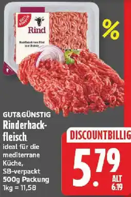 nah & gut GUT&GÜNSTIG Rinderhackfleisch Angebot