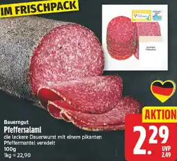 nah & gut Bauerngut Pfeffersalami Angebot