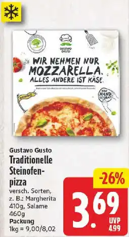 nah & gut Gustavo Gusto Traditionelle Steinofenpizza Angebot