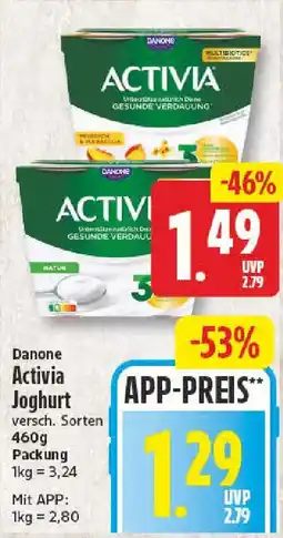 nah & gut Danone Activia Joghurt Angebot