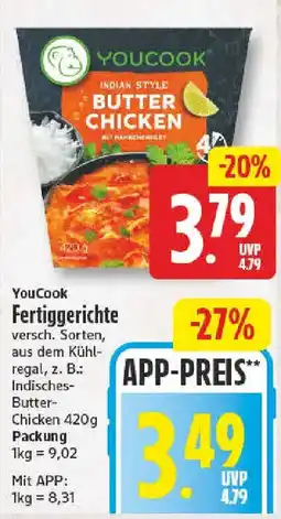 nah & gut YouCook Fertiggerichte Angebot
