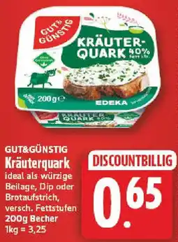 nah & gut GUT&GÜNSTIG Kräuterquark Angebot
