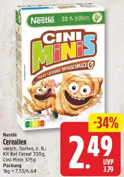 nah & gut Nestlé Cerealien Angebot