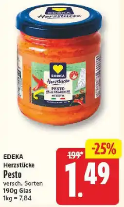 nah & gut EDEKA Herzstücke Pesto Angebot