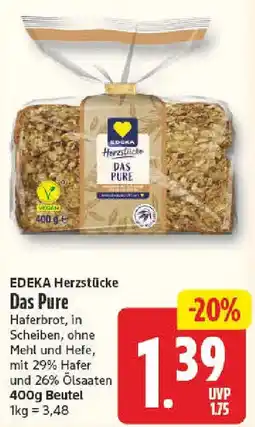 nah & gut EDEKA Herzstücke Das Pure Angebot
