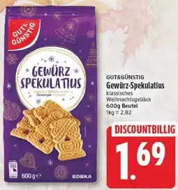 nah & gut GUT&GÜNSTIG Gewürz-Spekulatius Angebot