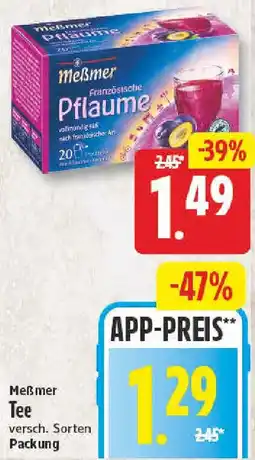 nah & gut Meßmer Tee Angebot