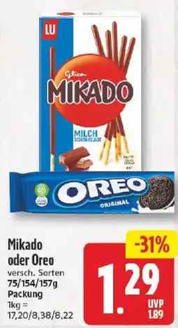 nah & gut Mikado oder Oreo Angebot