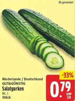 nah & gut GUT&GÜNSTIG Salatgurken Angebot