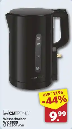 Combi CLATRONC Wasserkocher WK 3835 Angebot