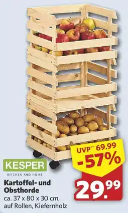 Combi KESPER Kartoffel und Obsthorde Angebot