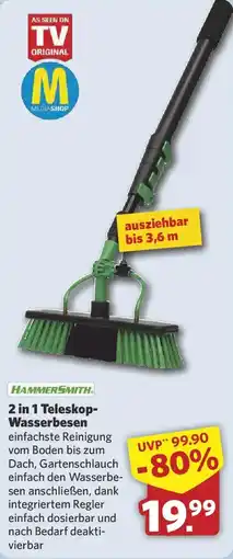 Combi HAMMERSMITH 2 in 1 Teleskop Wasserbesen Angebot