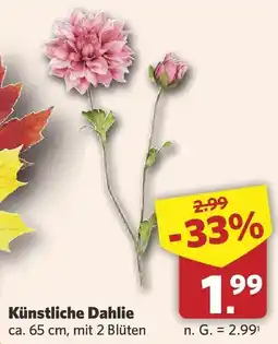 Combi Künstliche Dahlie Angebot