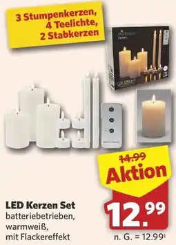 Combi LED Kerzen Set Angebot