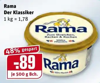 REWE Center Rama Der Klassiker 500g Becher Angebot