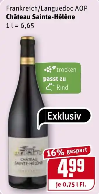 REWE Center Château Sainte Hélène 0,75L Angebot