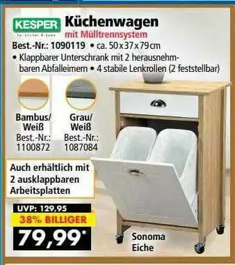 Norma24 Kesper Küchenwagen Angebot