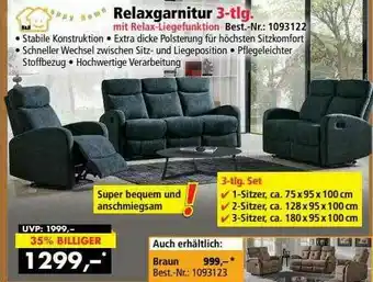 Norma24 Relaxgarnitur 3-tlg Angebot