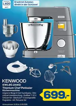 Euronics KENWOOD Titanium Chef Patissier Küchenmaschine Angebot