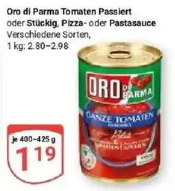 Globus Oro di Parma Ganze Tomaten Angebot
