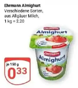 Globus Ehrmann Almighurt Angebot
