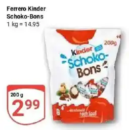 Globus Ferrero Kinder Schoko-Bons Angebot