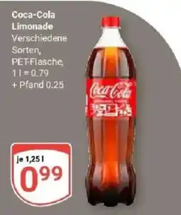 Globus Coca-Cola Limonade Angebot