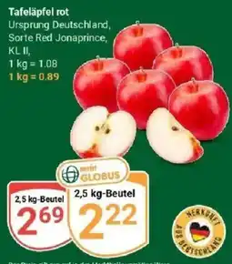 Globus Tafeläpfel rot Angebot
