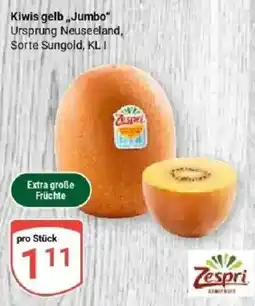 Globus Kiwis gelb Jumbo Zespri Angebot