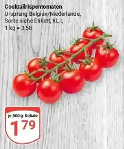 Globus Cocktailrispentomaten Angebot
