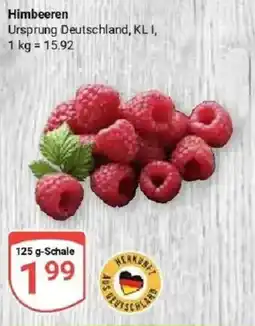 Globus Himbeeren Angebot