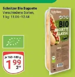 Globus Schnitzer Bio Baguette Classic Angebot