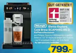 Euronics DeLonghi Eletta Explore Cold Brew ECAM450.65.G Kaffeenvollautomat Angebot