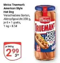Globus Meica Trueman's American Style Hot Dog Angebot