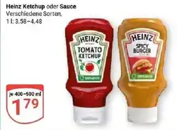 Globus Heinz Ketchup oder Sauce Angebot