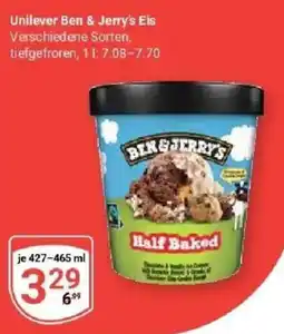 Globus Unilever Ben & Jerry's Eis Angebot