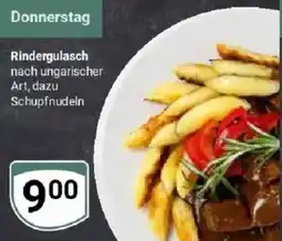 Globus Rindergulasch nach ungarischer Art, dazu Schupfnudeln Angebot