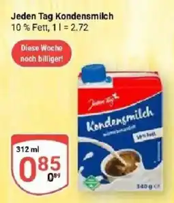 Globus Jeden Tag Kondensmilch Angebot