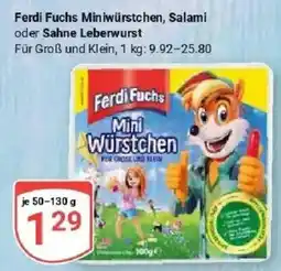 Globus Ferdi Fuchs Miniwürstchen Angebot
