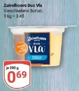 Globus Zuivelhoeve Duo Vla Angebot