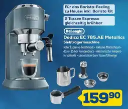Euronics DeLonghi Dedica EC 785.AE Metallics Siebträgermaschine Angebot
