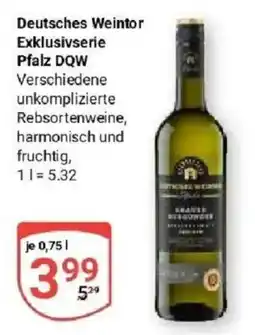 Globus Deutsches Weintor Exklusivserie Pfalz DQW Angebot