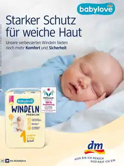 dm drogerie babylove Windeln Premium Angebot