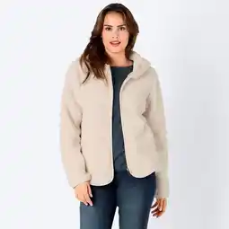NKD Damen-Fleecejacke mit Kapuze und Reißverschluss Angebot