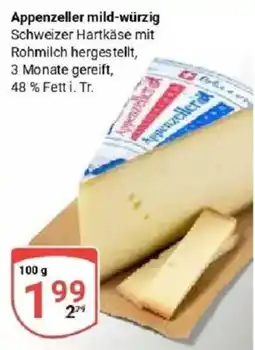 Globus Appenzeller mild-würzig Angebot